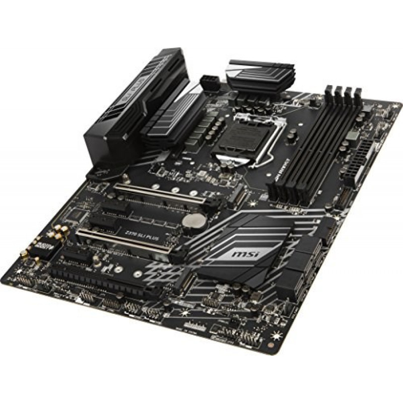 БУ Материнская плата s1151, MSI Z370 SLI PLUS (4xDDR4, Intel Z370, PCI-Ex16x3, DVI, HDMI, ATX)