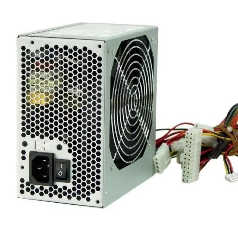 БУ Блок питания 400 Вт Qube, 24+4pin, питание видеокарты - Нет, 120 мм, ATX, QBF ATX 400W-12