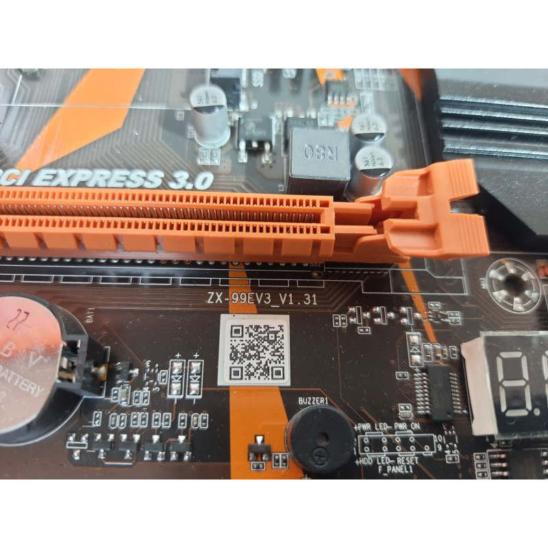 БУ Материнская плата s2011-3, Atermiter ZX-99EV3_V1.31 (4xDDR4, Intel X99, PCI-Ex16x2, ATX)