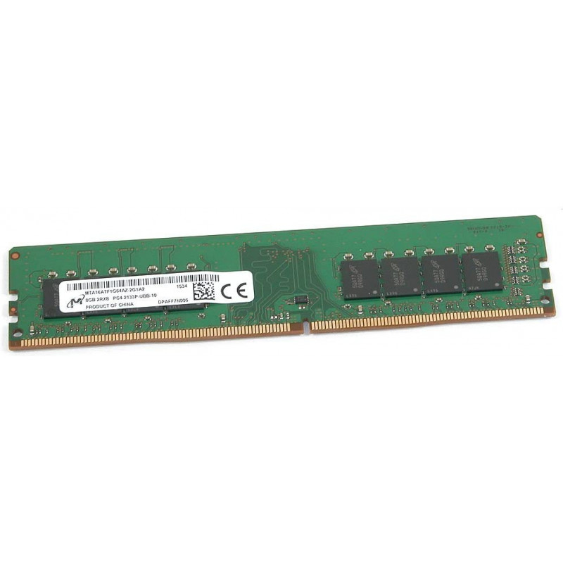БУ Оперативная память 8 ГБ, DDR4, для ПК, Micron (2133 МГц, 1.2 В, CL15, MTA16ATF1G64AZ-2G1A2)