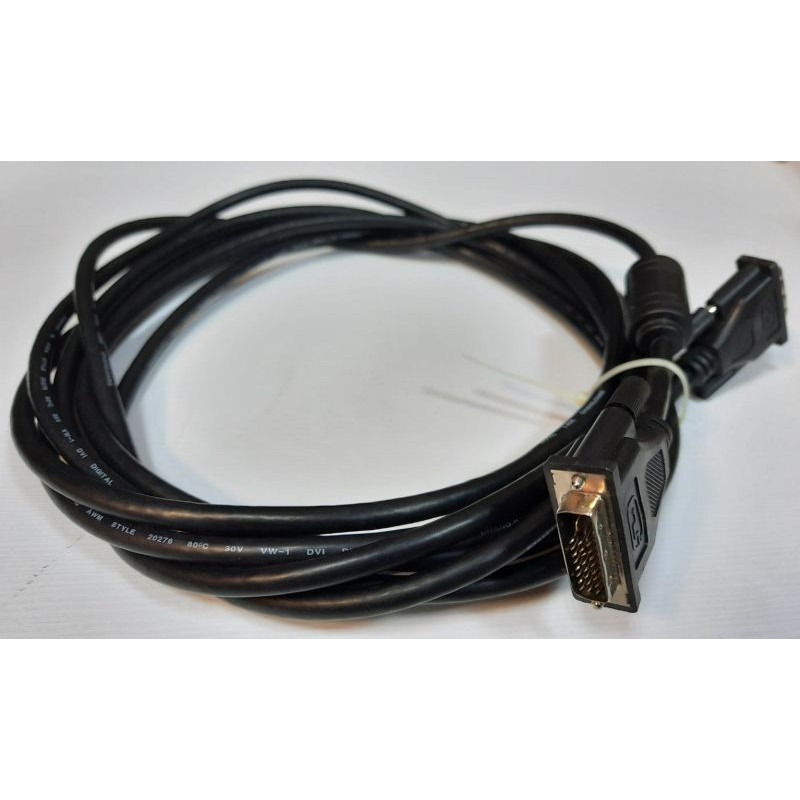 Used Multimedia cable DVI to DVI 24+1pin M, 5m Viewcon (VD 104-5m.)