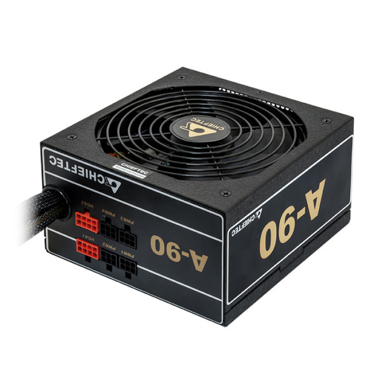 БУ Блок питания 650 Вт Chieftec, 24+4+4 pin, питание видеокарты - 2x (6+2 pin), 120 мм, ATX, GD