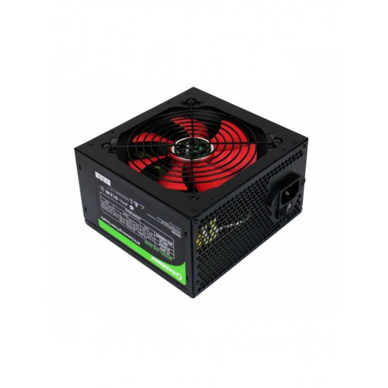 Used Power supply 500 W GameMax, 24+4+4 pin, video card power supply – 1x(6+2pin), 120 mm, ATX, GM-500B
