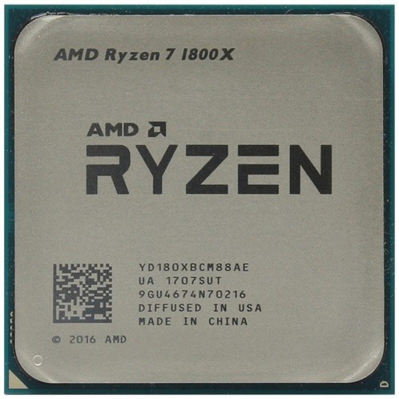 БУ Процесор sAM4 AMD Ryzen 7 1800X, 3,6-4 МГц, 8-16 core, Ні, 95W