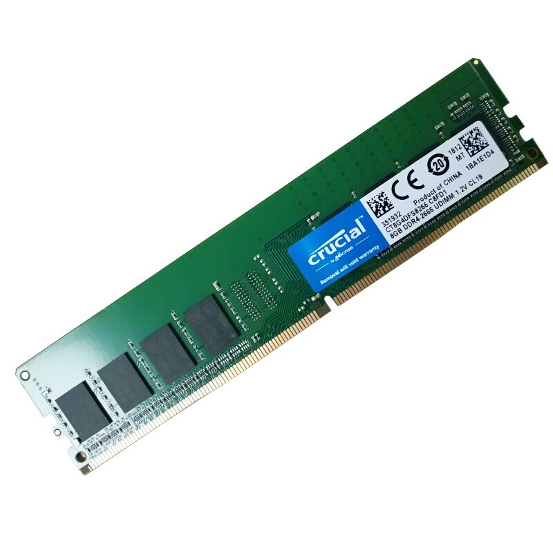 БУ Оперативная память 8 ГБ, DDR4, для ПК, Crucial (2666 МГц, 1.2, CL19, CT8G4DFS8266.C8FD1)