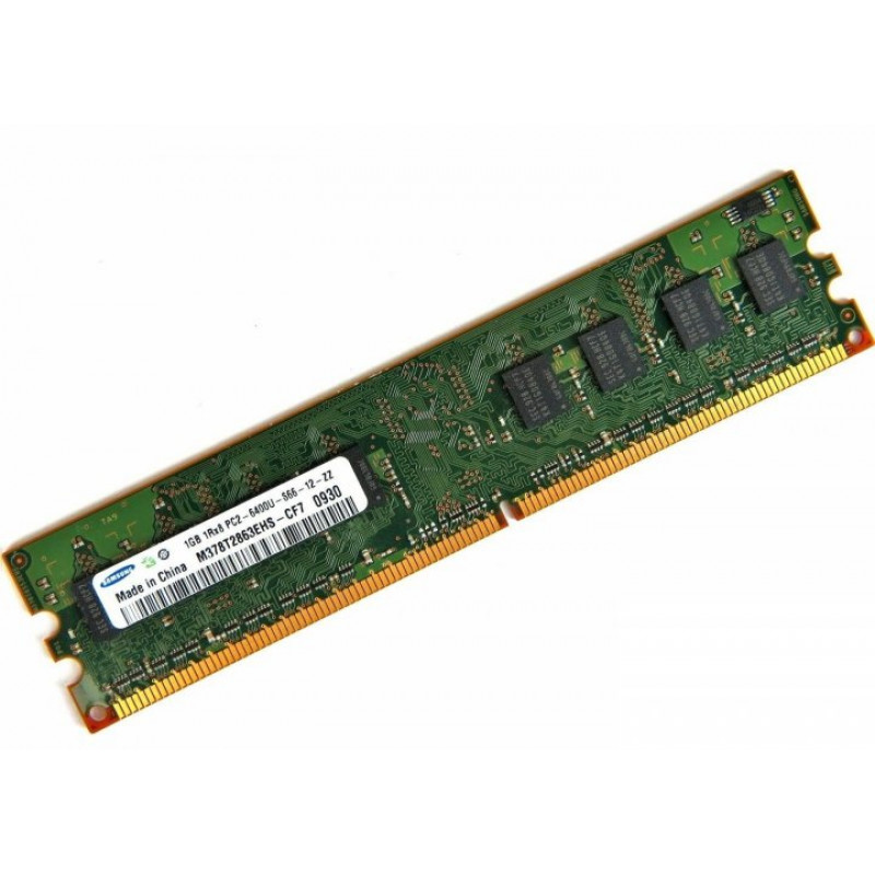 БУ Оперативная память 1 ГБ, DDR2, для ПК, Samsung (800 МГц, 1.8 В, CL5, M378T2863EHS-CF7)