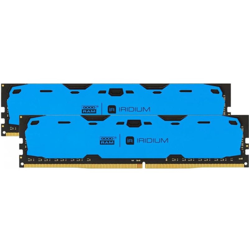 Used RAM 8 GB (4+4) DDR4, for PC, Goodram (2400 MHz, 1.2V, CL15, IR-B2400D464L15S/8GDC)