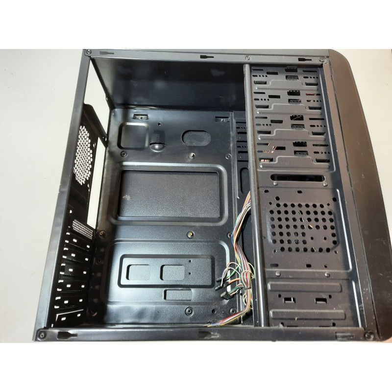 Used Case Delux DLC-MD223, 415x410x175, without PSU (top) ATX