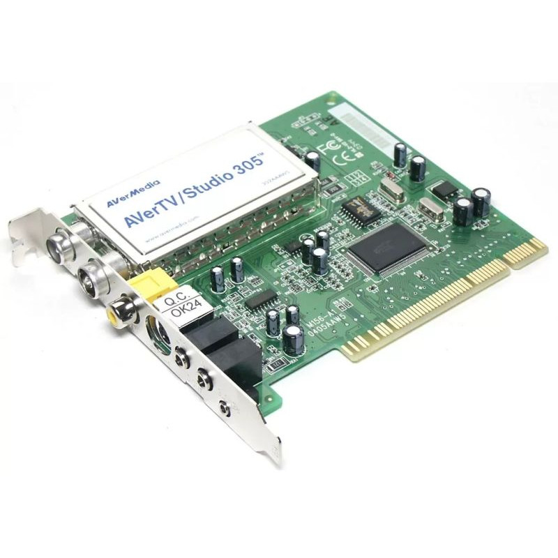 Used Analog TV tuner PCI, AVerMedia AVerTV Studio 305