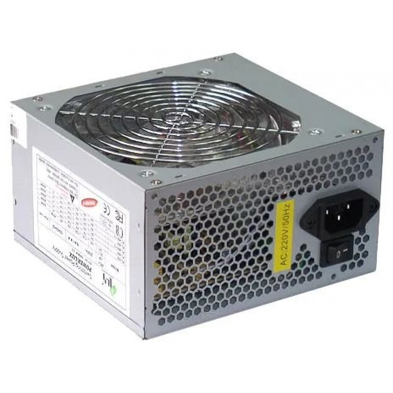БУ Блок живлення 400 Вт Delux, 24+4 pin, живлення відеокарти - Ні, 120 мм, ATX, PL-400-12