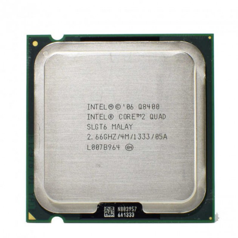БУ Процесор s775 Intel Core 2 Quad Q8400, 2,66-2,66 МГц, 4-4 core, Ні, 95W