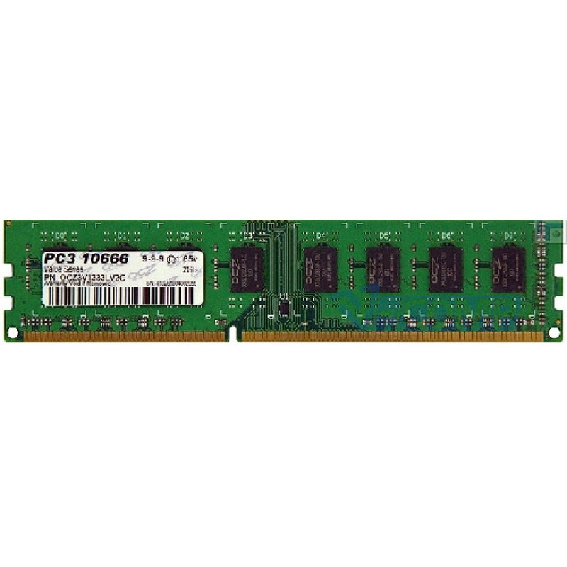 Used RAM 2 GB, DDR3, for PC, OCZ (1333 MHz, 1.65 V, CL9, OCZ3V1333LV2G.OEM)