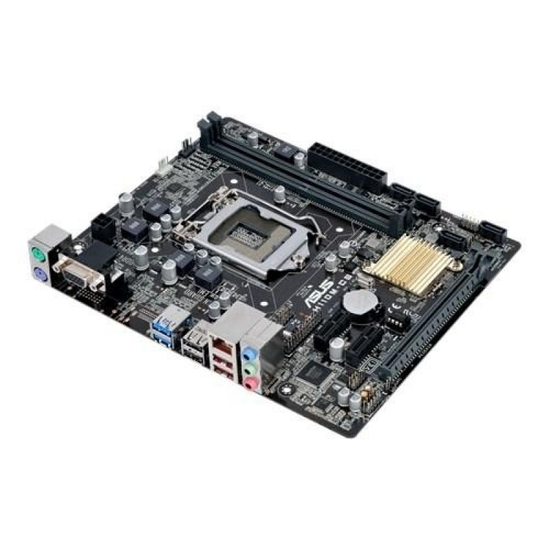БУ Материнська плата s1151, ASUS H110M-CS (2xDDR4, Intel H110, PCI-Ex16x1, VGA, microATX)