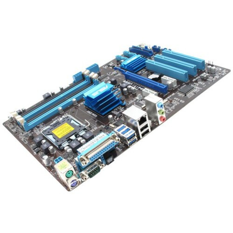 Used Motherboard s775, ASUS P5P41T/USB3 (4xDDR3, Intel G41, PCI-Ex16x1, ATX)