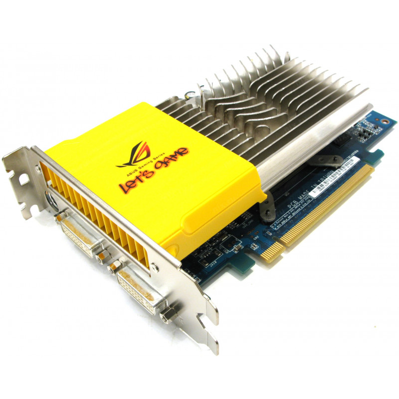 БУ Відеокарта ASUS GeForce 8600 GT (512 МБ, GDDR3, 128 біт, 540/1400 МГц, DVI, EN8600GT SILENT/HTDP/