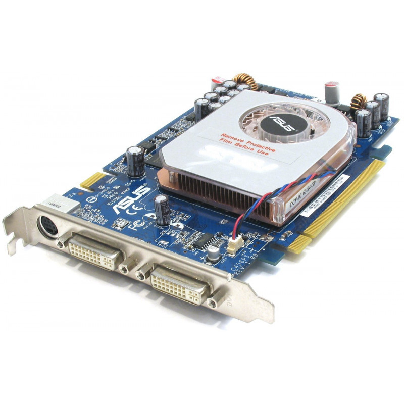 БУ Відеокарта ASUS GeForce 7600 GT (256 МБ, GDDR3, 128 біт, 560/700 МГц, DVI, EN7600GT/2DHT/256M