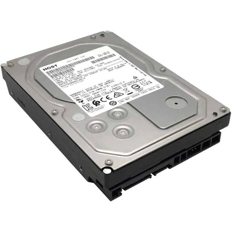 Used Hard drive 4 TB Hitachi (for PC, 3.5", 7200 rpm, 128 MB, SATAIII, 0F23108/HUS726040ALA614)