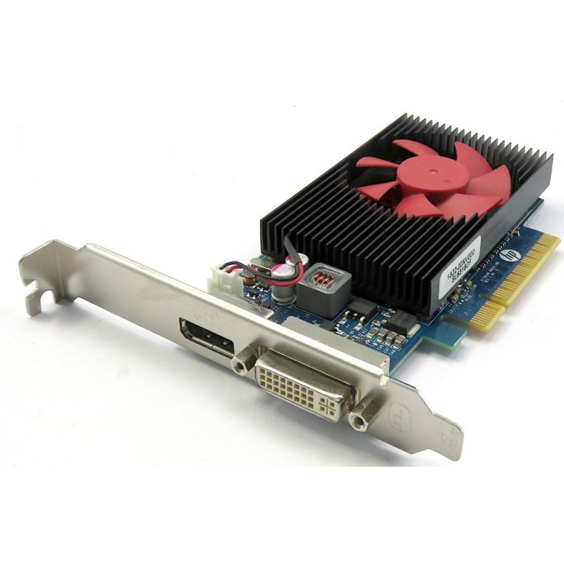 БУ Відеокарта HP GeForce GT730 (2 ГБ, GDDR3, 64 біт, 902/1800 МГц, DVI, DPort, 802315-001