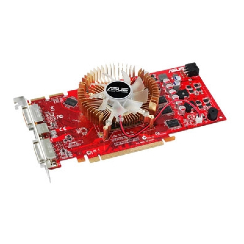 ASUS Radeon HD3850 Graphics Card (512 MB, GDDR2, 256 bit, 668/800 MHz, DVI, NoEAH3850 MAGIC/HTDP/51
