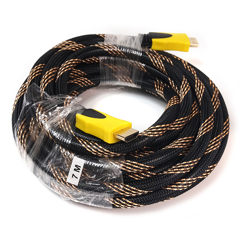 БУ Кабель мультимедійний HDMI M to HDMI M, 7m PowerPlant (KD00AS1198)