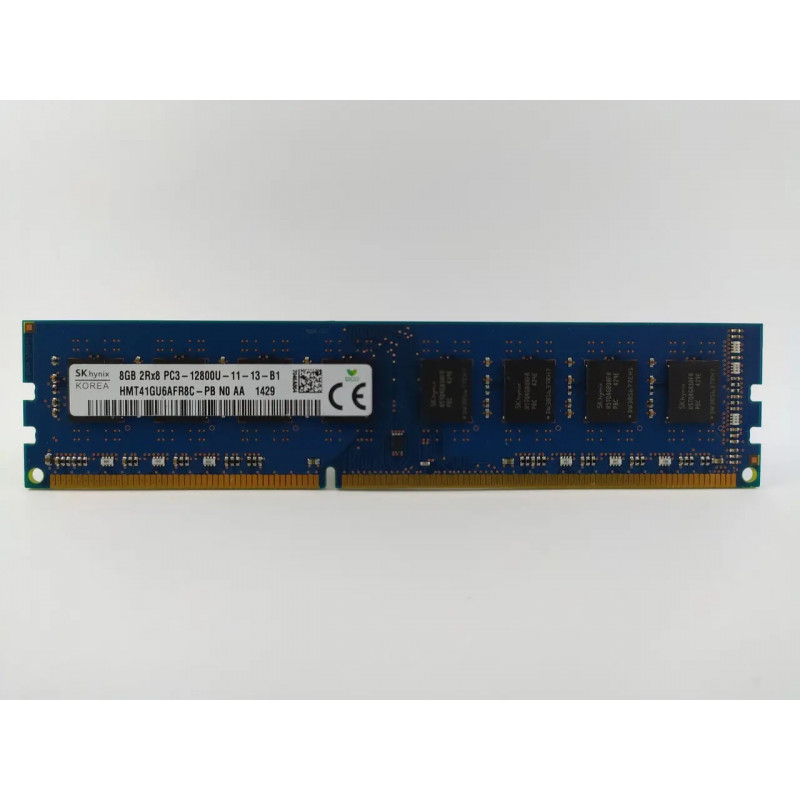 Used RAM 8 GB, DDR3, for PC, SK hynix (1600 MHz, 1.5 V, CL11, HMT41GU6AFR8C-PB)