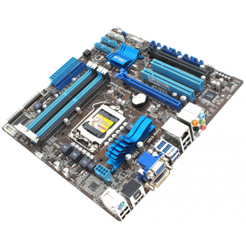 Уцінка! BU Материнська плата s1155, ASUS P8H67-M PRO (4xDDR3, Intel H67, PCI-Ex16x2, VGA, DVI, HDMI
