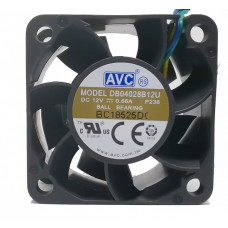 Used Case fan 1U AVC 40x40x28mm (DB04028B12U) 4 wire
