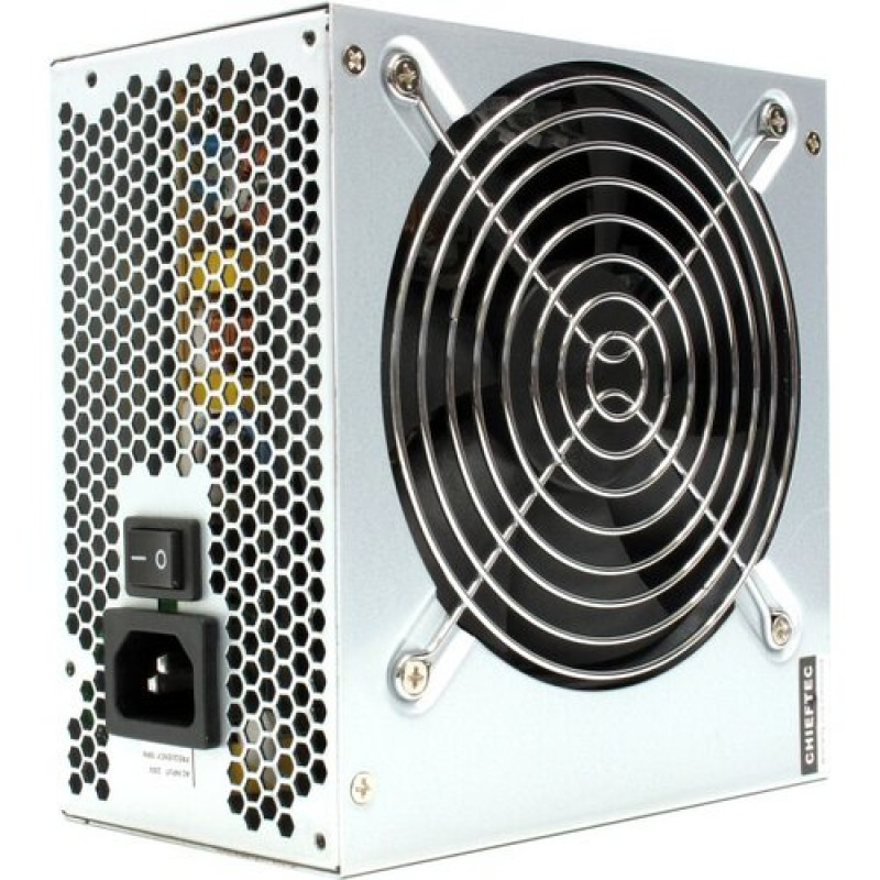 БУ Блок питания 430 Вт Chieftec, 24+4 pin, питание видеокарты - 1x6pin, 120 мм, ATX, CFT-430-P12S