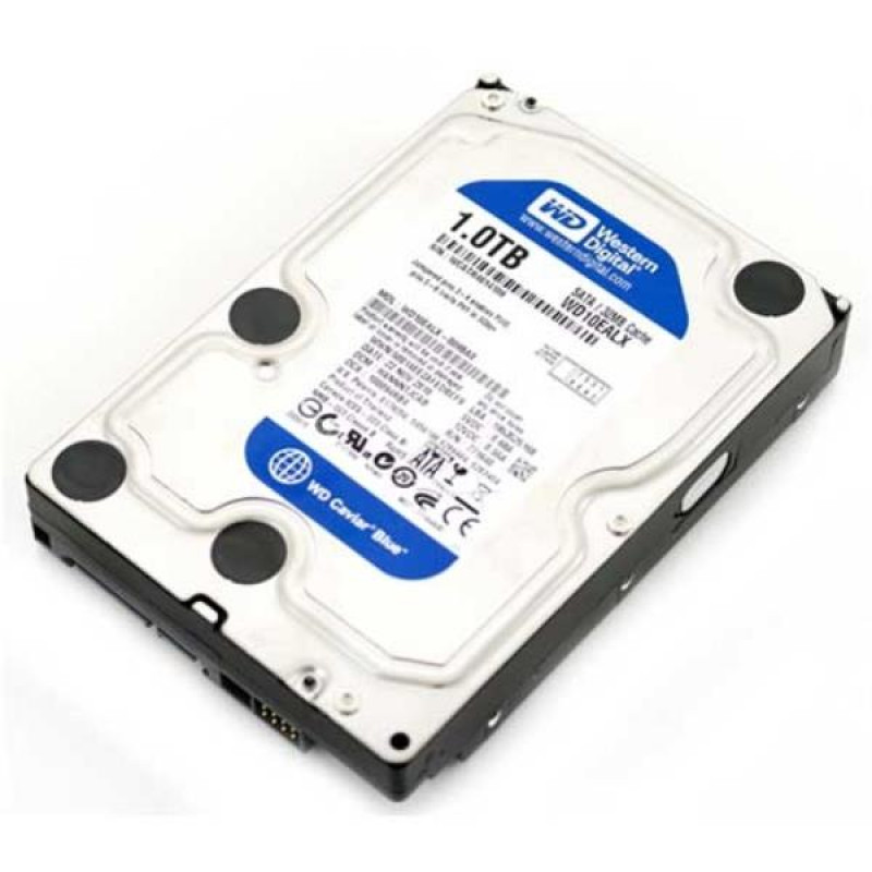 Used Hard drive 1 TB Western Digital (3.5", 7200 rpm, 32 MB, SATAII, WD10EALX)
