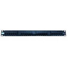 Used Patch panel 24 ports, 1U, Cat.5e, UTP