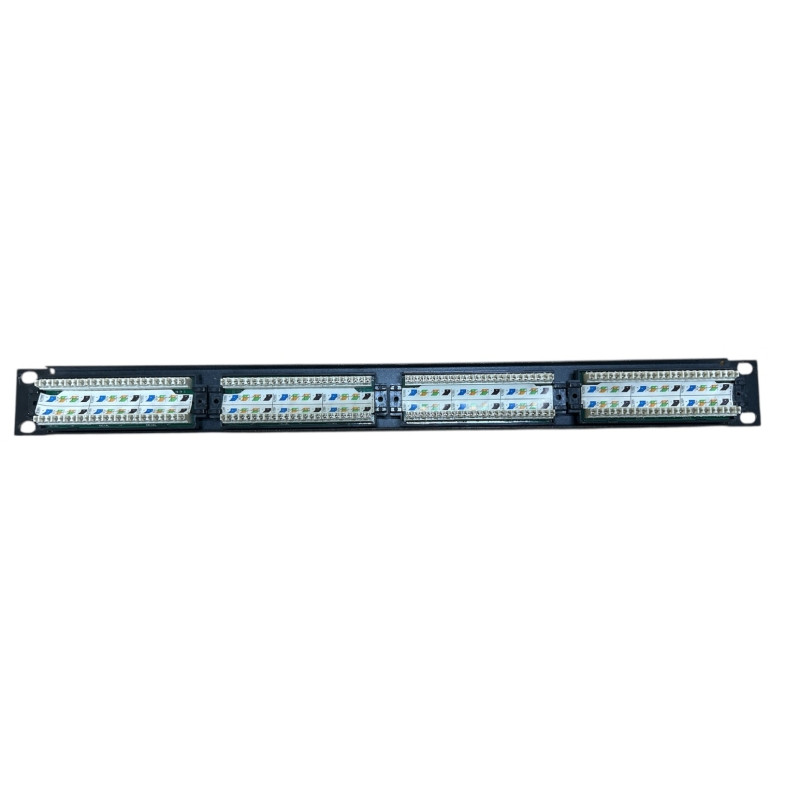 Used Patch panel 24 ports, 1U, Cat.5e, UTP