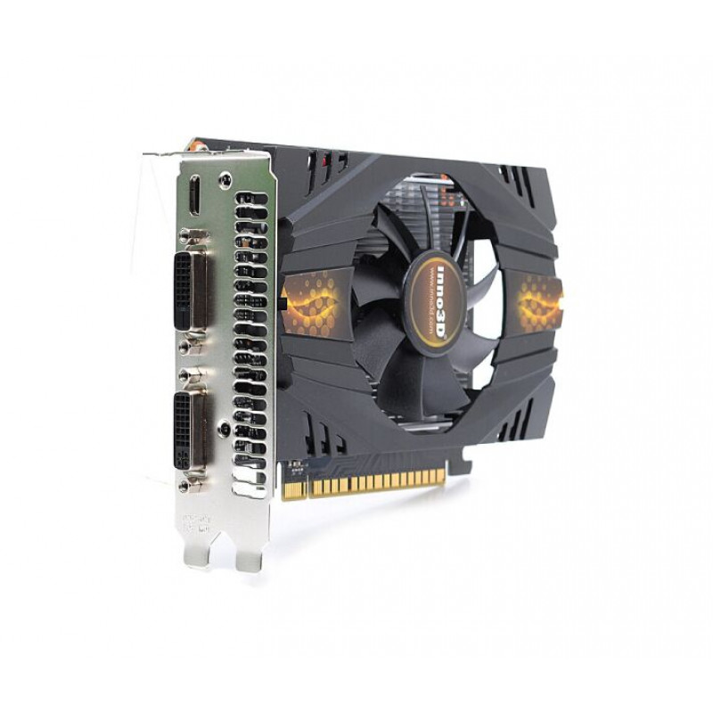 Used Video card INNO3D GeForce GTX 650 (1 GB, GDDR5, 128 bit, 1058/5000 MHz, DVI, N65G-4SDV-D5CW