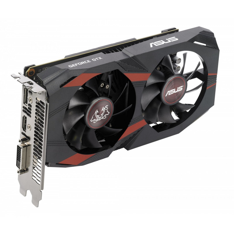 ASUS GeForce GTX 1050 Ti Graphics Card (4 GB, GDDR5, 128 bit, 1328/7008 MHz, DVI, HDMI, DPort, CERBE)