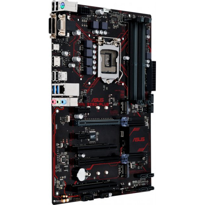 БУ Материнская плата s1151, ASUS PRIME B250-PLUS (4xDDR4, Intel B250, PCI-Ex16x2, VGA, DVI, HDMI, AT