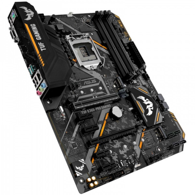 БУ Материнская плата s1151, ASUS TUF B360-PRO GAMING (4xDDR4, Intel B360, PCI-Ex16x2, VGA, HDMI, ATX