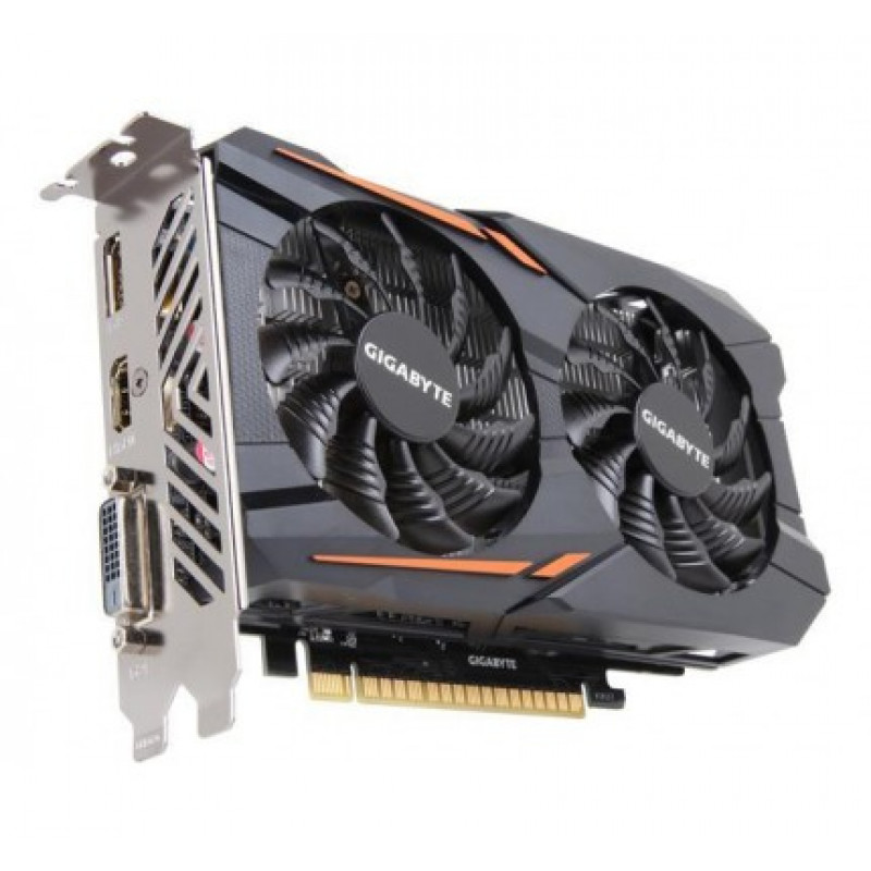 БУ Відеокарта Gigabyte GeForce GTX 1050 (3 ГБ, GDDR5, 96 біт, 1442/7008 МГц, DVI, HDMI, DPort, GV-N1