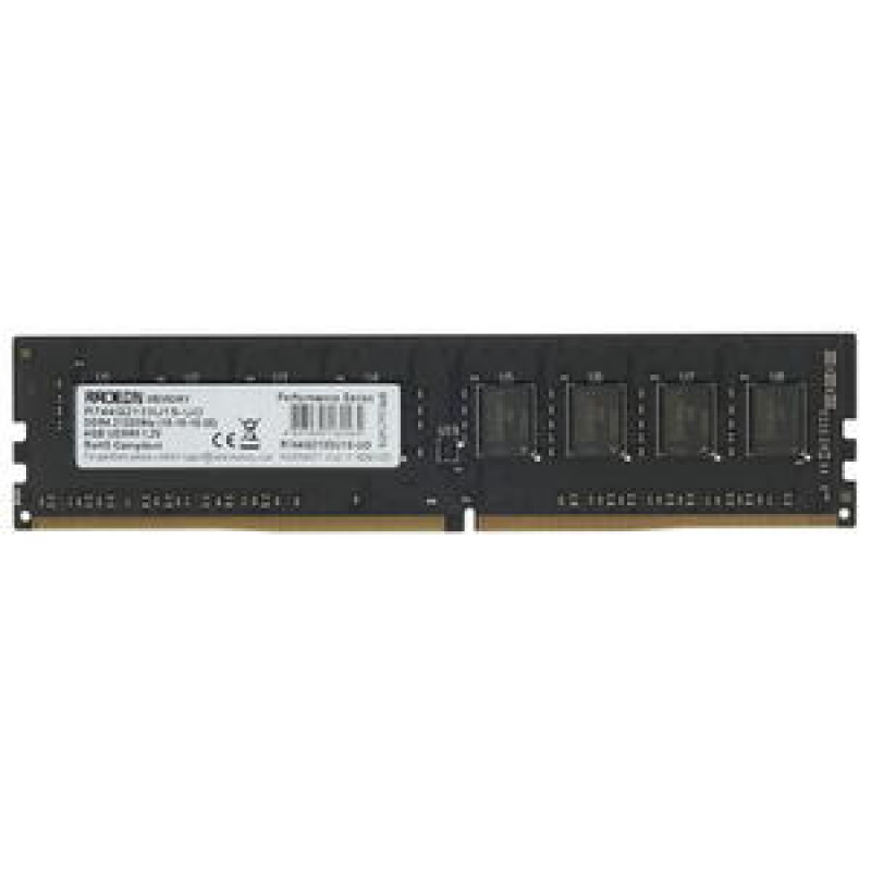 БУ Оперативная память 4 ГБ, DDR4, для ПК, Radeon (2133 МГц, 1.2 В, CL15, R744G2133U1S-U)