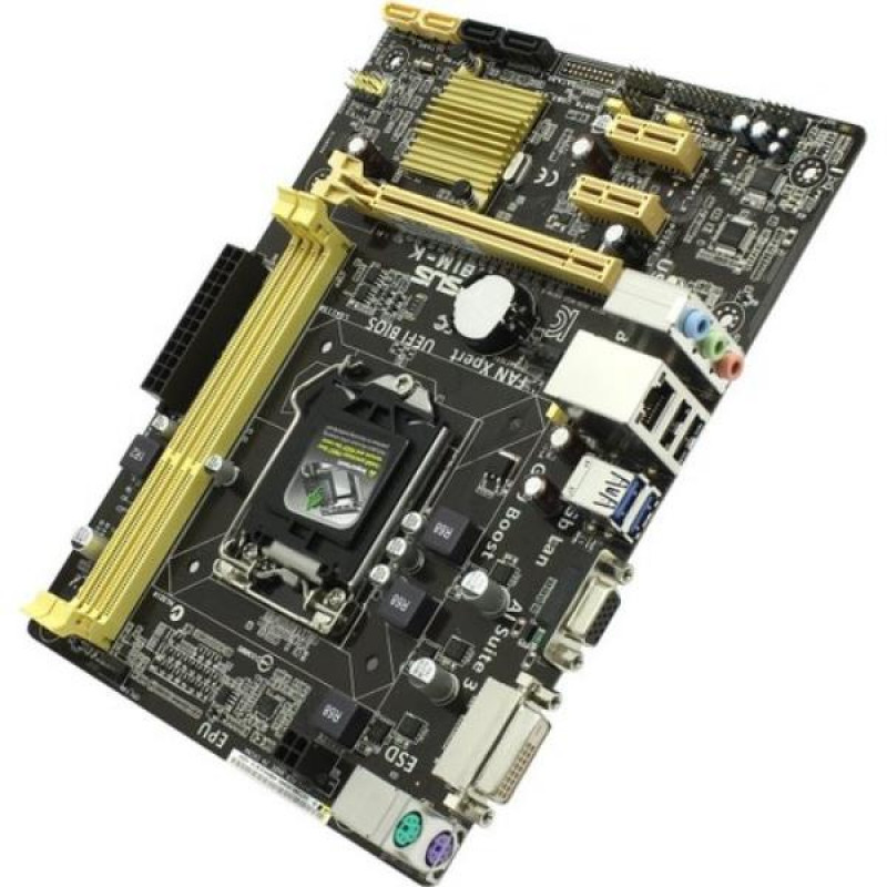 БУ Материнская плата s1150, ASUS H81M-K (2xDDR3, Intel H81, PCI-Ex16x1, microATX) БЕЗ ЗАГЛУШКИ!