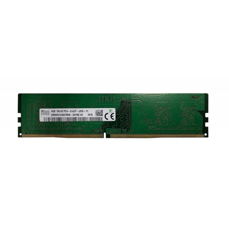 Used RAM 4 GB, DDR4, for PC, Hynix (2400 MHz, 1.2 V, CL11, HMA851U6AFR6N-UH)