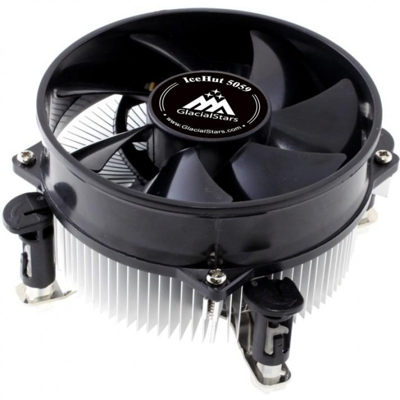 Used Processor cooler GlacialTech IceHut 5059 (s775, 3pin, 2100 rpm)