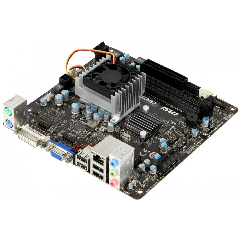 БУ Материнская плата MSI C847IS-P33 (2xDDR3, Intel NM70, VGA, DVI) БЕЗ ЗАГЛУШКИ!