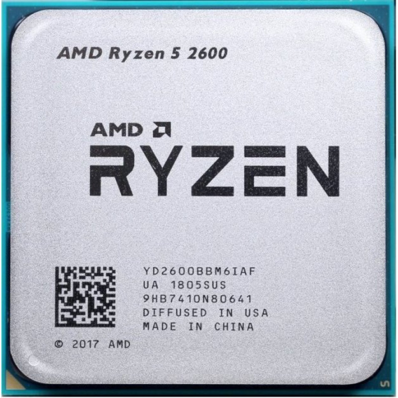 БУ Процессор sAM4 AMD Ryzen 5 2600, 3,4-3,9 МГц, 6-12 core, Ни, 65W
