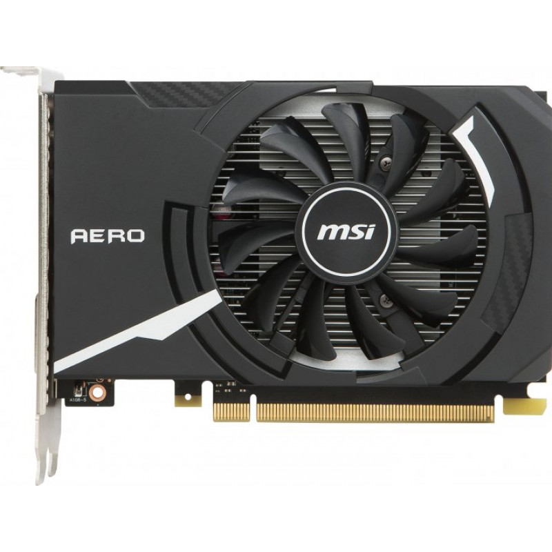 БУ Видеокарта MSI GeForce GT 1030 (2 ГБ, GDDR5, 64 бит, 1265/6008 МГц, DVI, HDMI, GT 1030 AERO ITX 2
