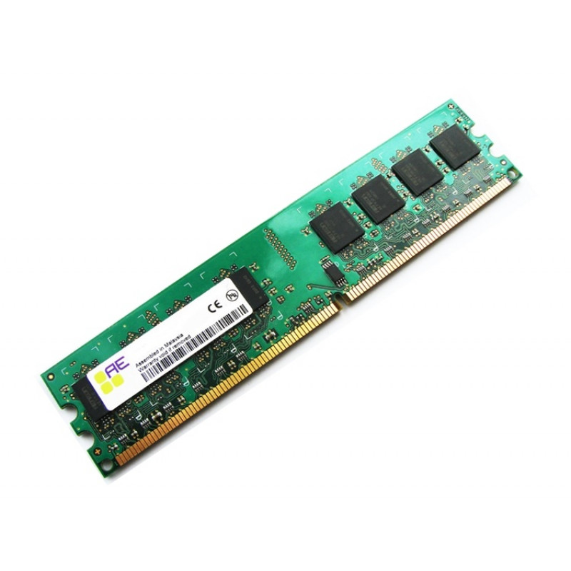 БУ Оперативная память 1 ГБ, DDR2, для ПК, Aeneon (800 МГц, 1.8 В, CL5, AET760UD00-25D)