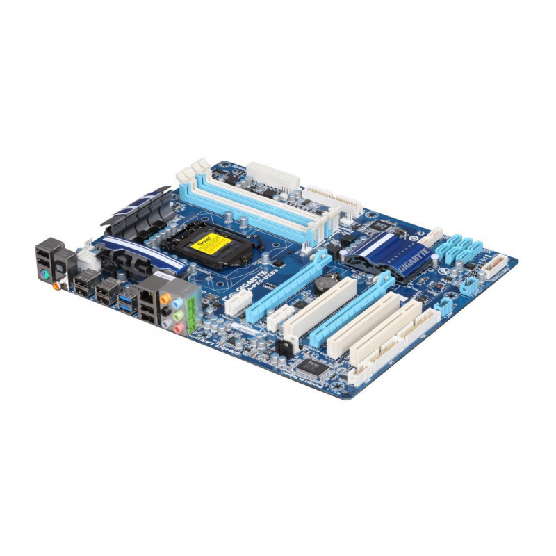 БУ Материнська плата s1156, Gigabyte GA-P55-USB3 (4xDDR3, Intel P55, PCI-Ex16x2, ATX)