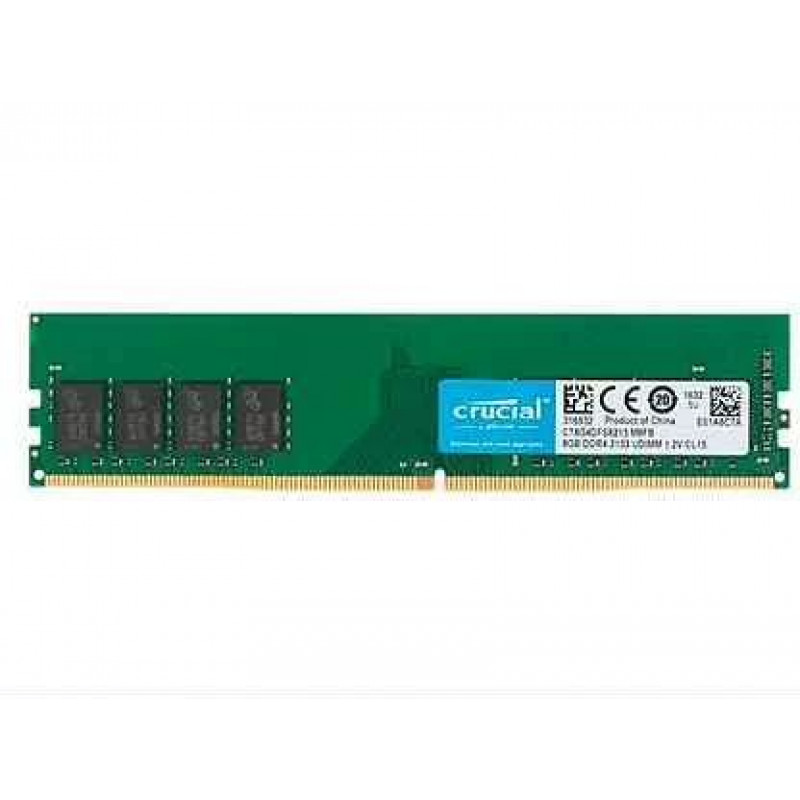 БУ Оперативная память 8 ГБ, DDR4, для ПК, Crucial (2400 МГц, 1.2 В, CL17, CT8G4DFS824A.M8FD)