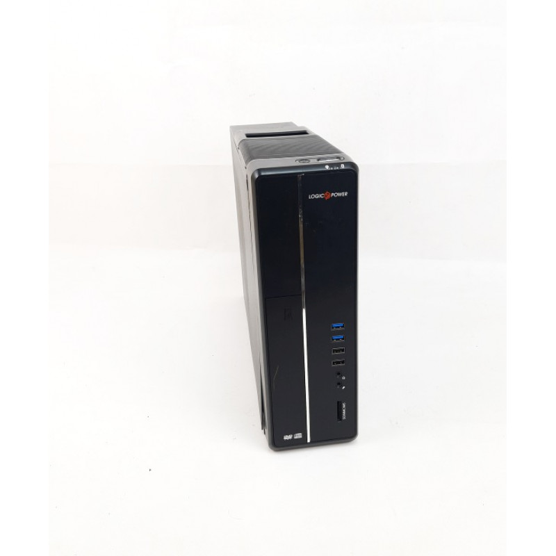 Used Case Logicpower S602 BS Slim, card reader, 2xUSB2.0, 2xUSB3.0, Black, Without PSU