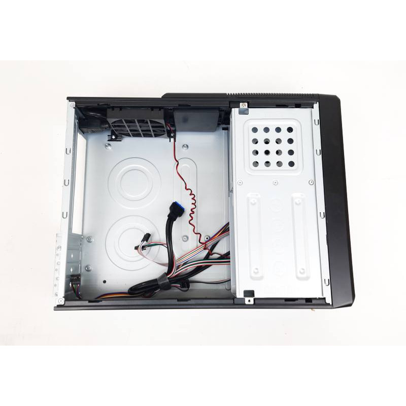 Used Case Logicpower S602 BS Slim, card reader, 2xUSB2.0, 2xUSB3.0, Black, Without PSU