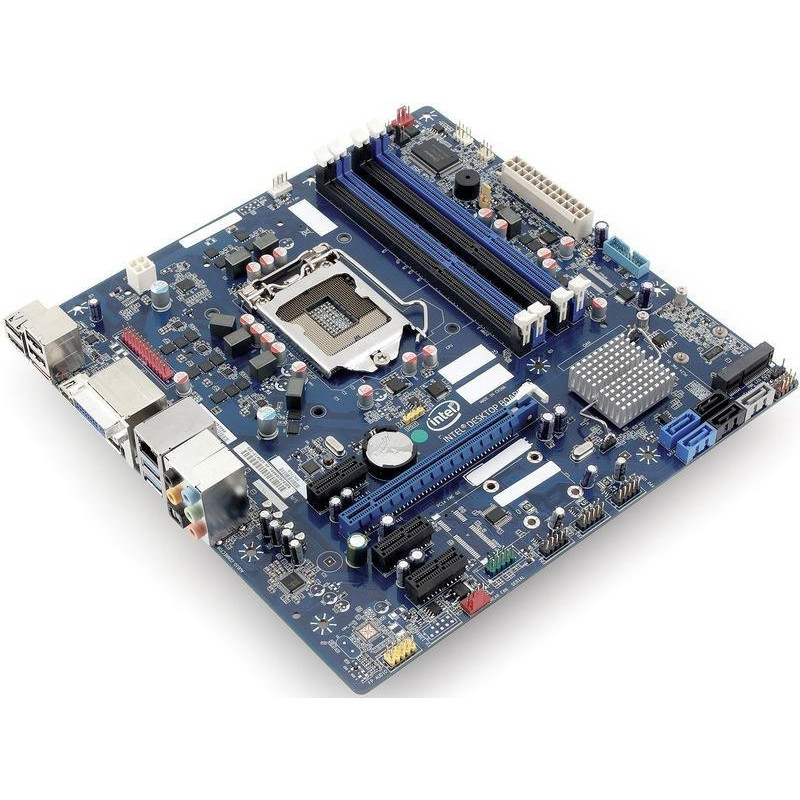 Used Motherboard s1155, Intel DH77EB (4xDDR3, Intel H77, DVI, HDMI, microATX) (WITHOUT CAP)