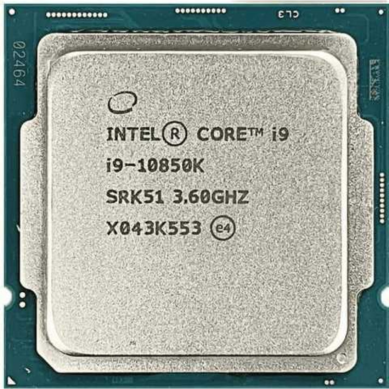 БУ Процесор s1200 Intel Core i9-10850K, 3,6-5,2 МГц, 10-20 core, Intel UHD Graphics 630, 95W